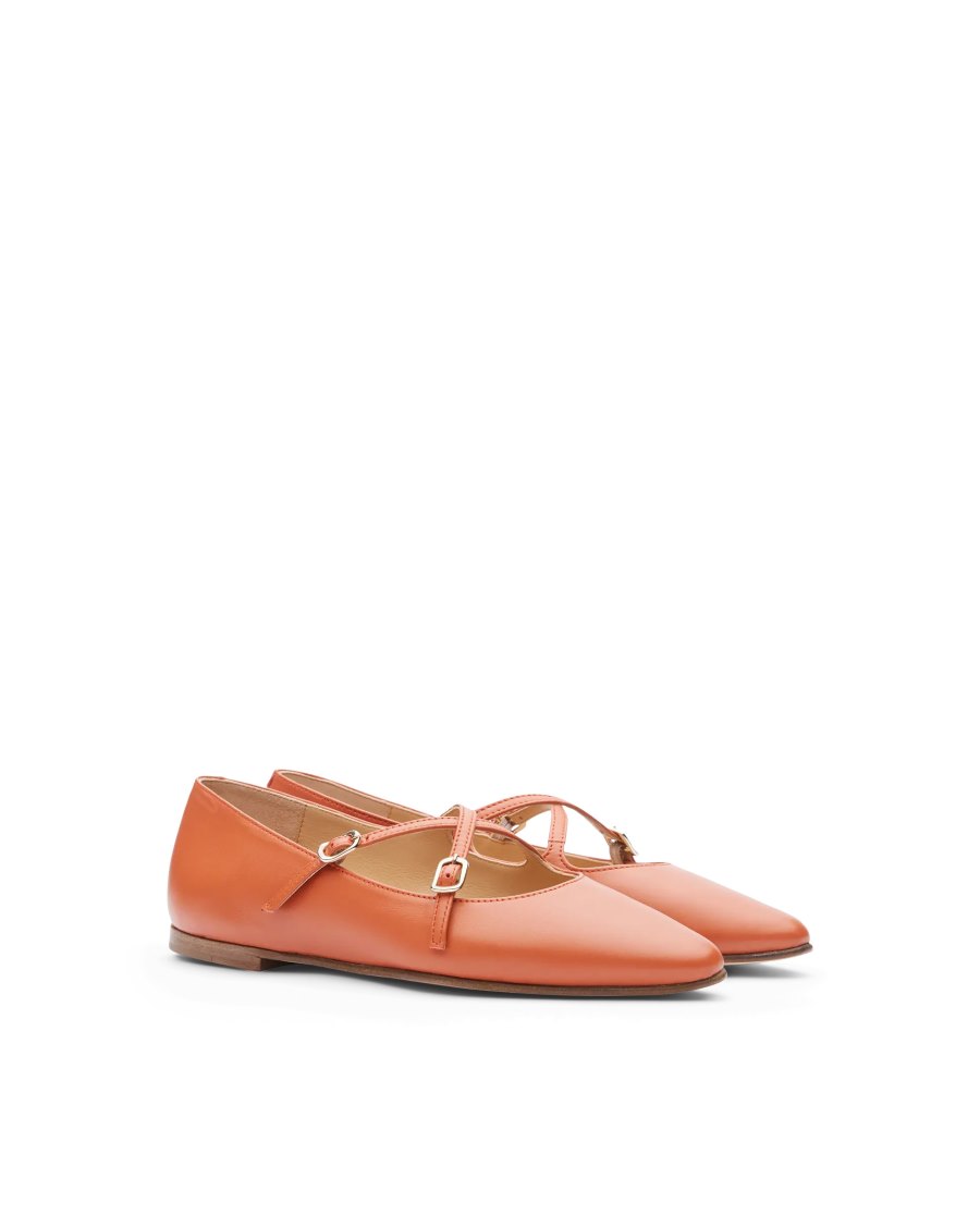 Bailarinas Lottusse Bel Feminino Laranja | SS01464-003