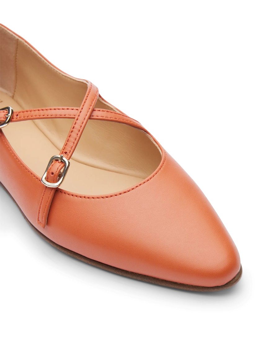 Bailarinas Lottusse Bel Feminino Laranja | SS01464-003