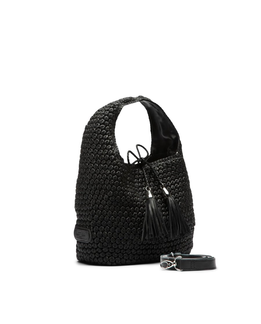 Bolsa Hobo Lottusse Noodbag Feminino Pretas | BO00644-004