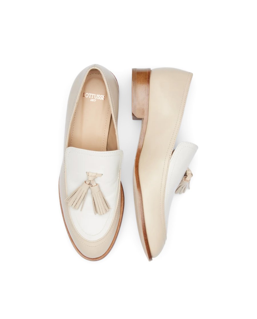 Loafers Lottusse Claire Feminino Branco | SS01379-002