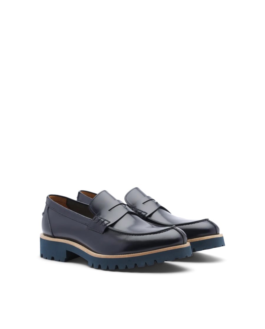 Loafers Lottusse Covent Masculino Azuis | LL07489-001