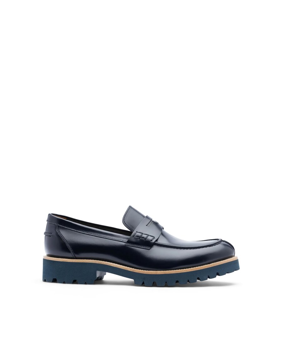 Loafers Lottusse Covent Masculino Azuis | LL07489-001