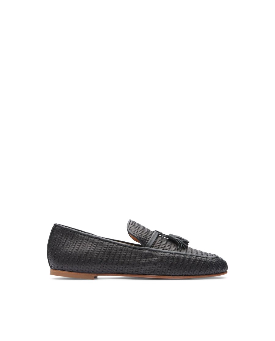 Loafers Lottusse Goya Feminino Pretas | SS01176-001