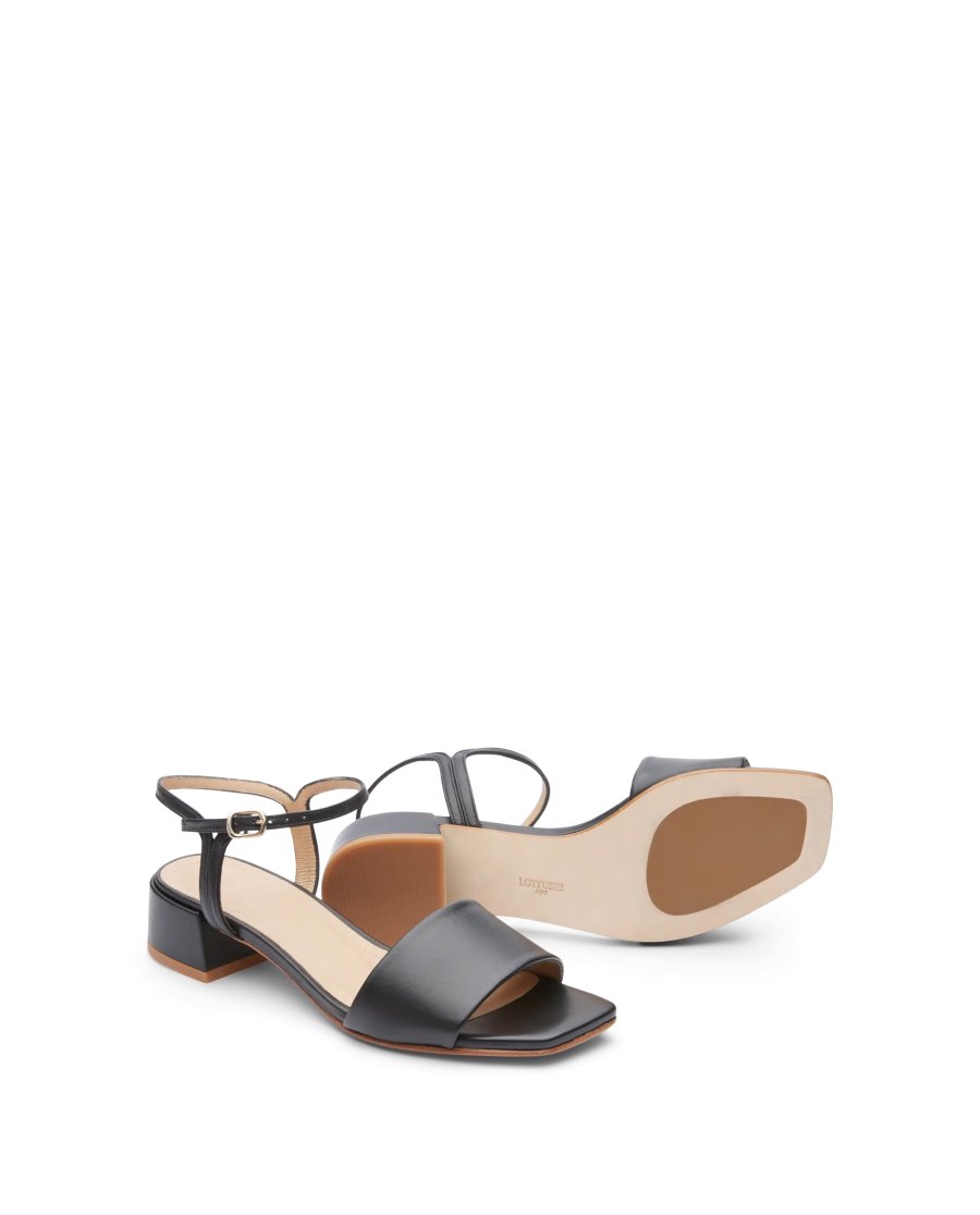 Sandalias Lottusse Carla Feminino Pretas | SS01135-006