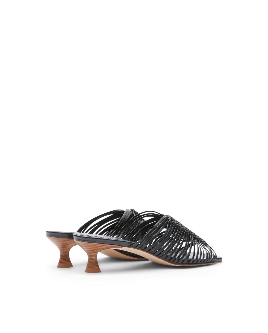 Sandalias Lottusse Edit Feminino Pretas | SS01419-001