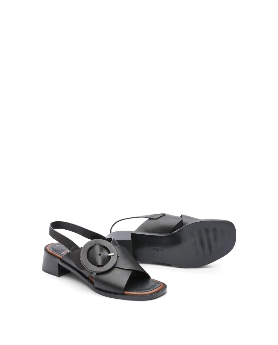 Sandalias Lottusse Etnic Feminino Pretas | SS01073-002