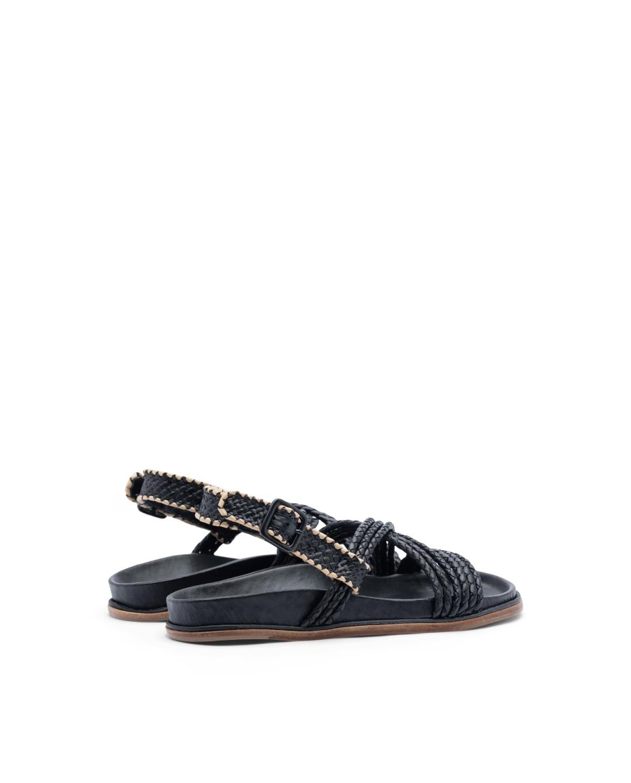 Sandalias Lottusse Etnic Feminino Pretas | SS01431-001