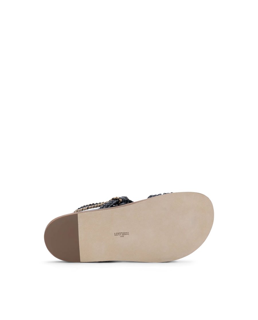 Sandalias Lottusse Etnic Feminino Pretas | SS01431-001