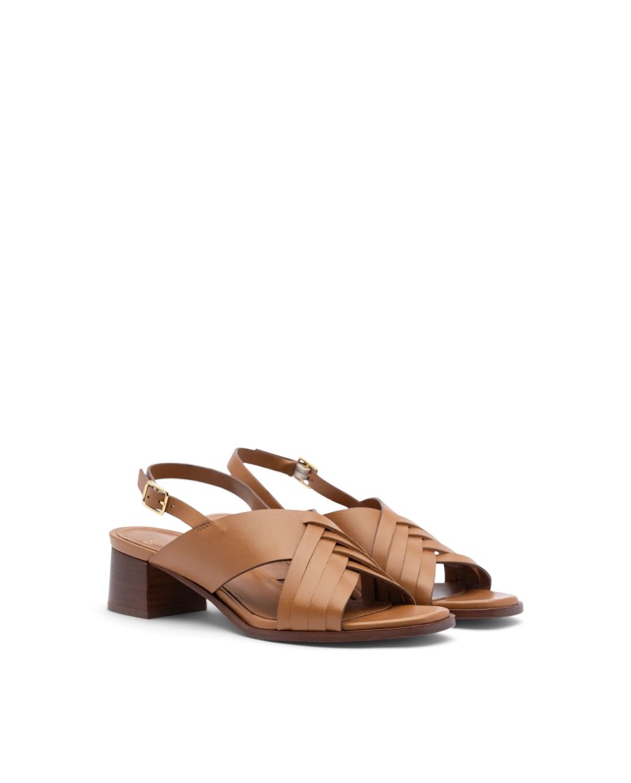 Sandalias Lottusse Nylo Feminino Marrom | SS01392-001