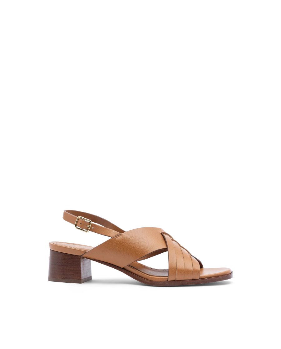 Sandalias Lottusse Nylo Feminino Marrom | SS01392-001