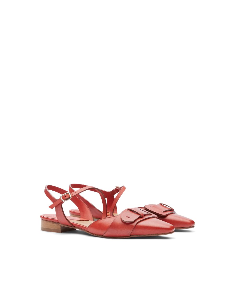 Sandalias Lottusse Smithson Feminino Vermelhas | SS01388-005