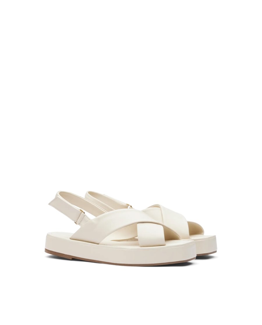 Sandalias Lottusse Steffy Feminino Branco | SS01101-001