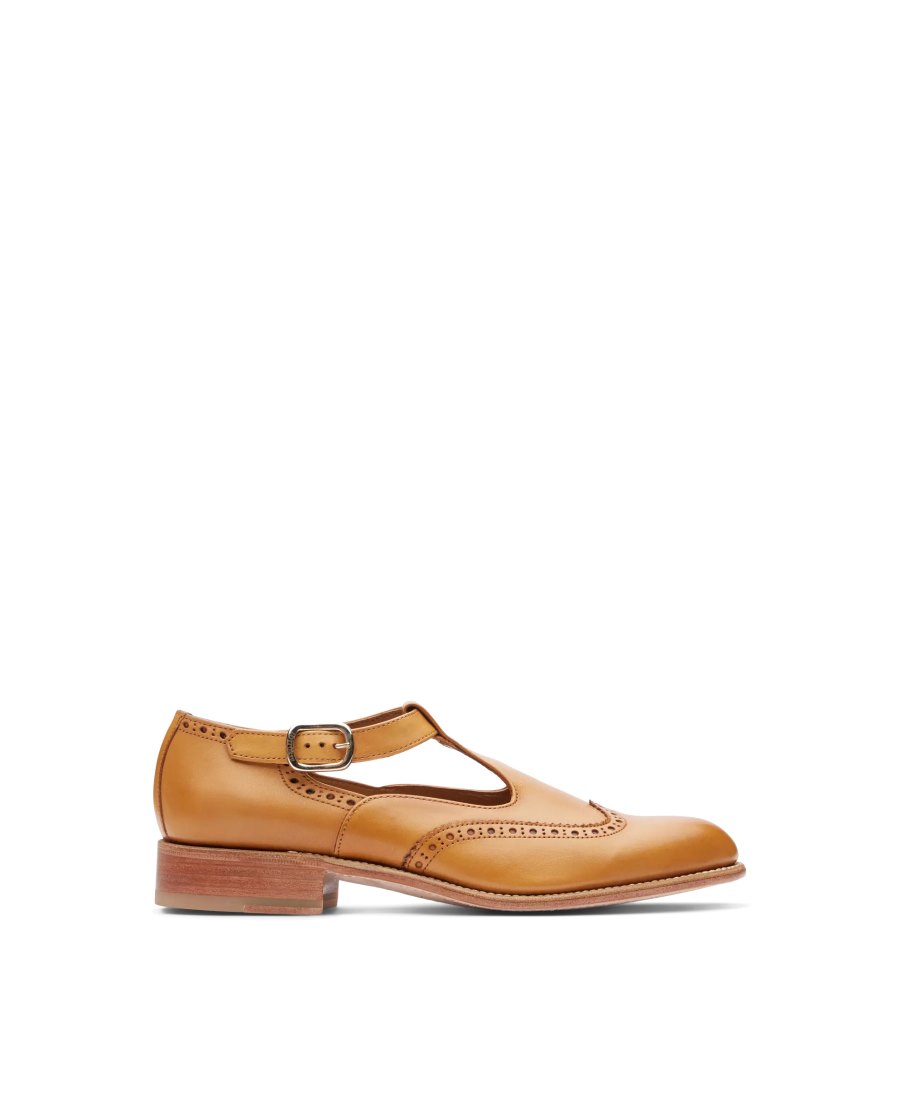 Sapatos Monk Lottusse Cambridge Feminino Marrom | SG02216-001