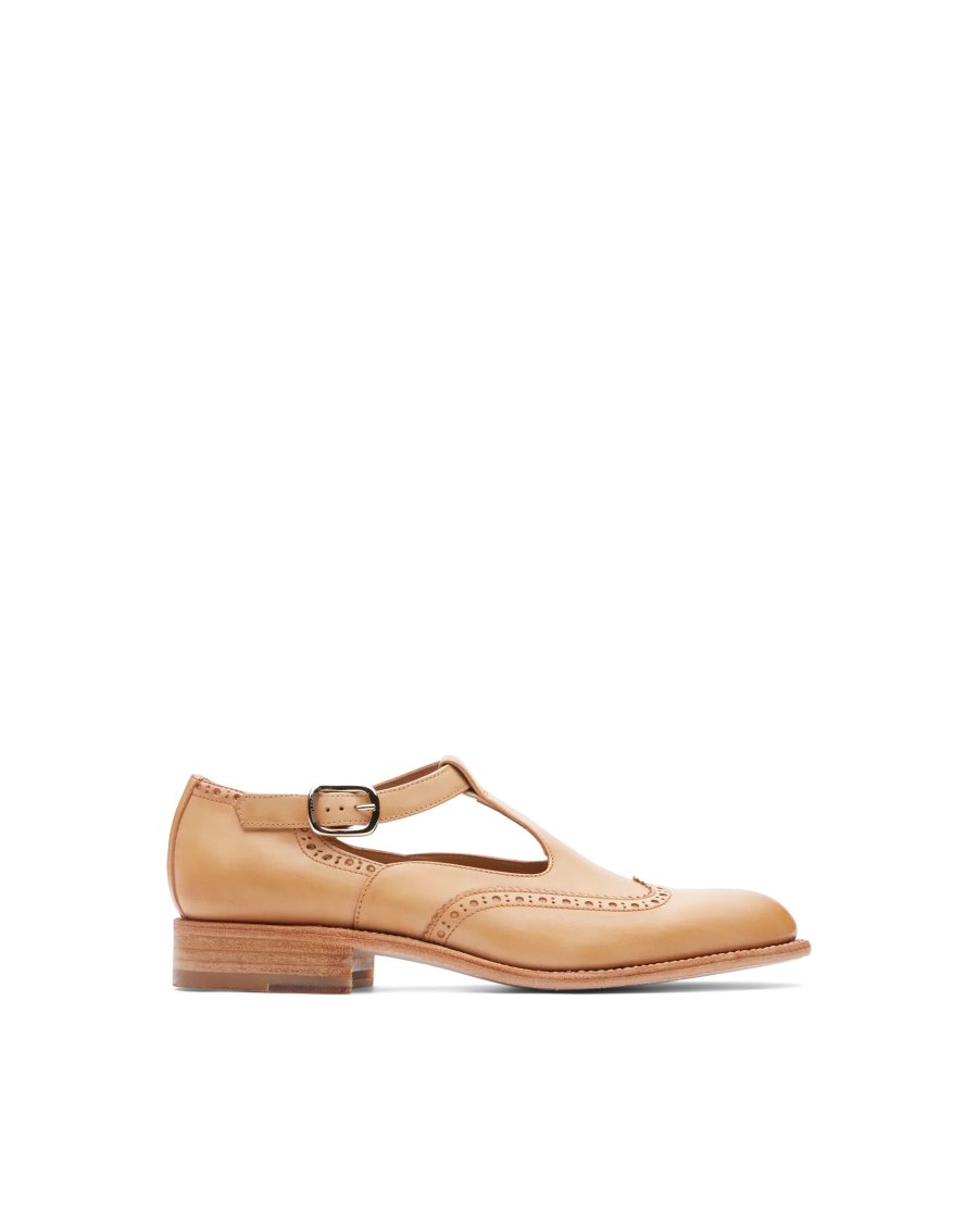 Sapatos Monk Lottusse Cambridge Feminino Marrom | SG02216-004