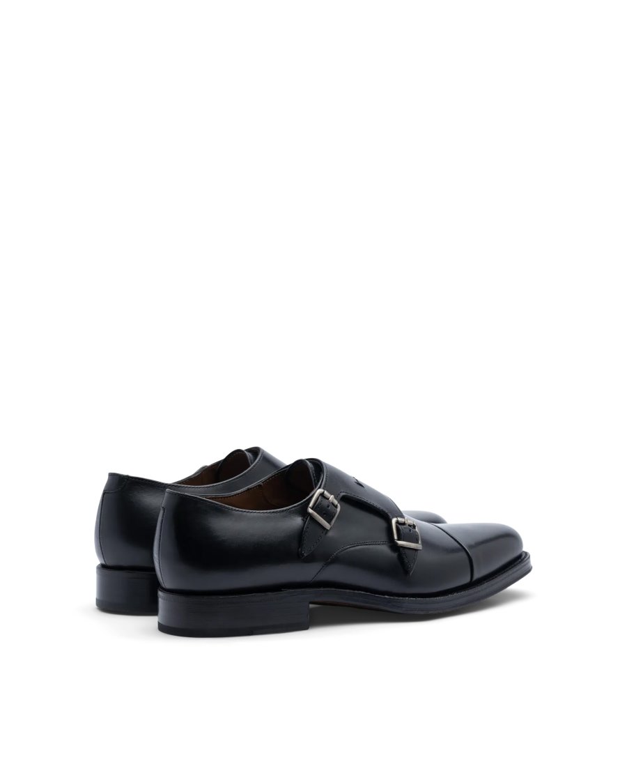 Sapatos Monk Lottusse Premium Masculino Pretas | LA02831-001