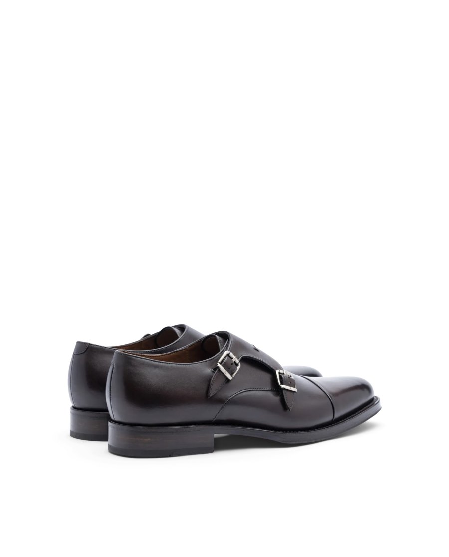 Sapatos Monk Lottusse Premium Masculino Cafes | LA02831-002