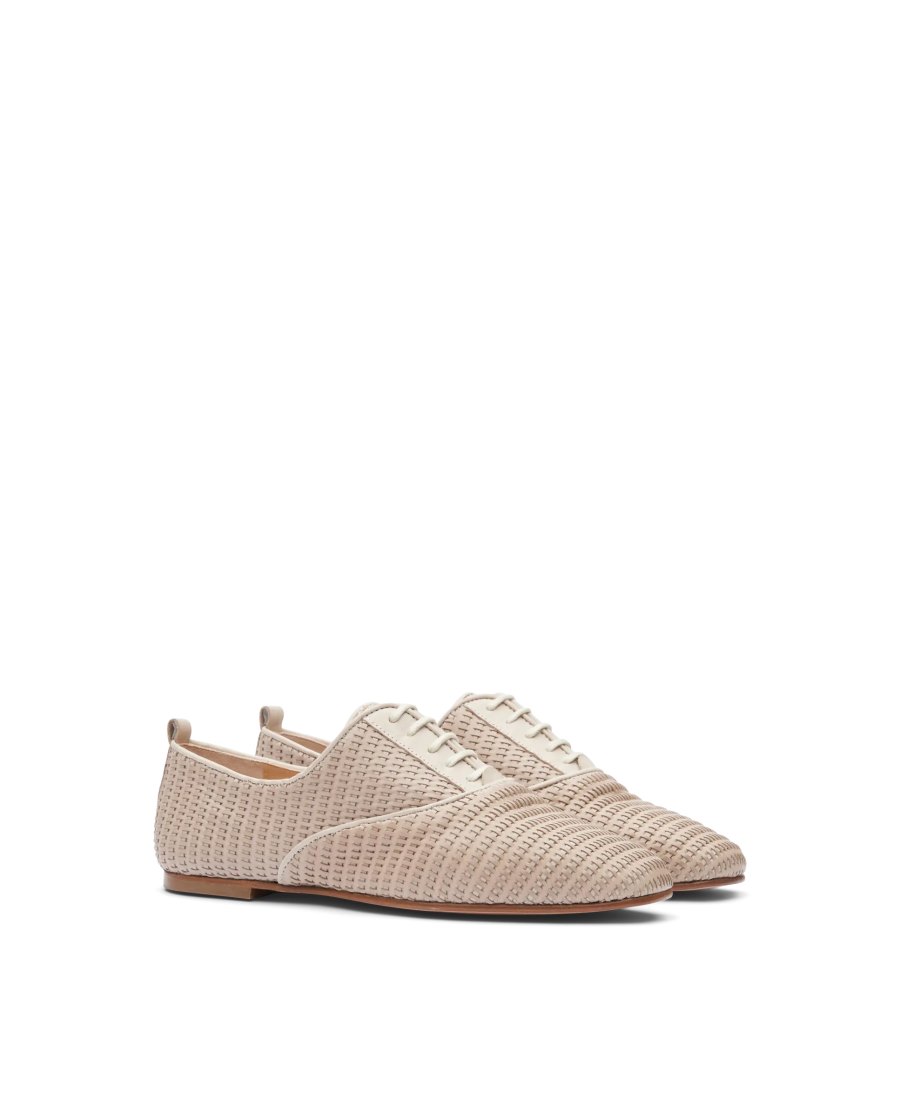 Sapatos Oxford Lottusse Goya Feminino Branco | SS01054-006