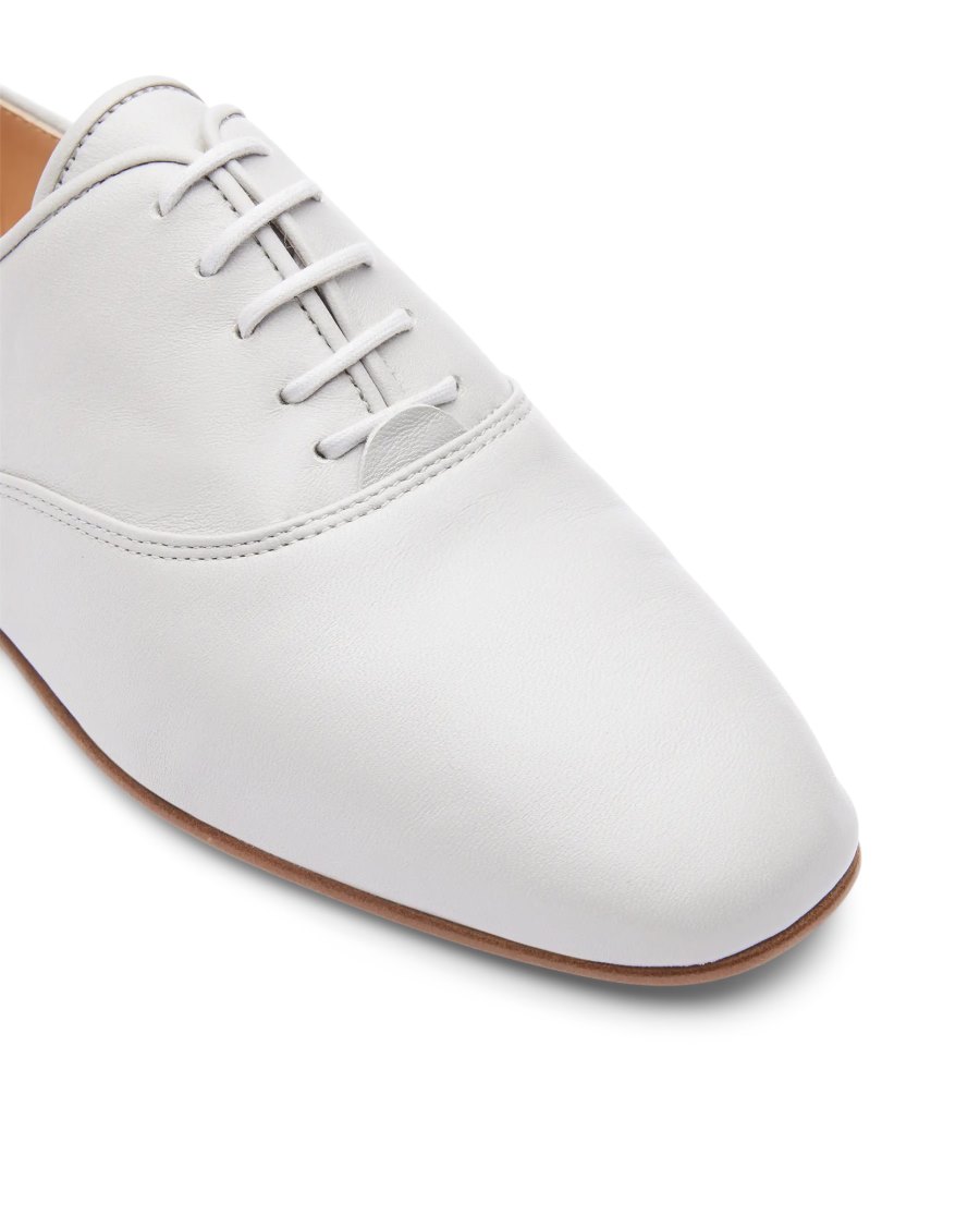 Sapatos Oxford Lottusse Goya Feminino Branco | SS01055-001