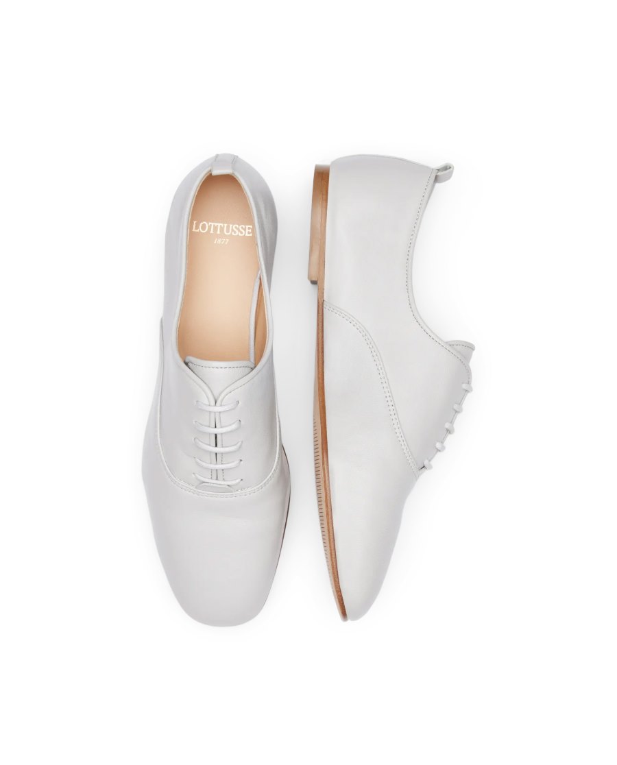 Sapatos Oxford Lottusse Goya Feminino Branco | SS01055-001