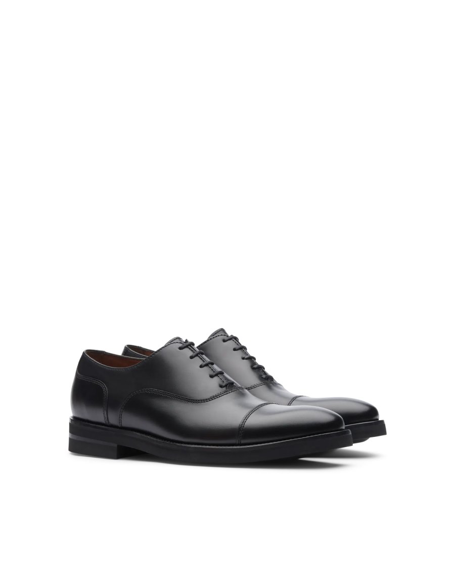 Sapatos Oxford Lottusse Holborn Masculino Pretas | LL06591-002