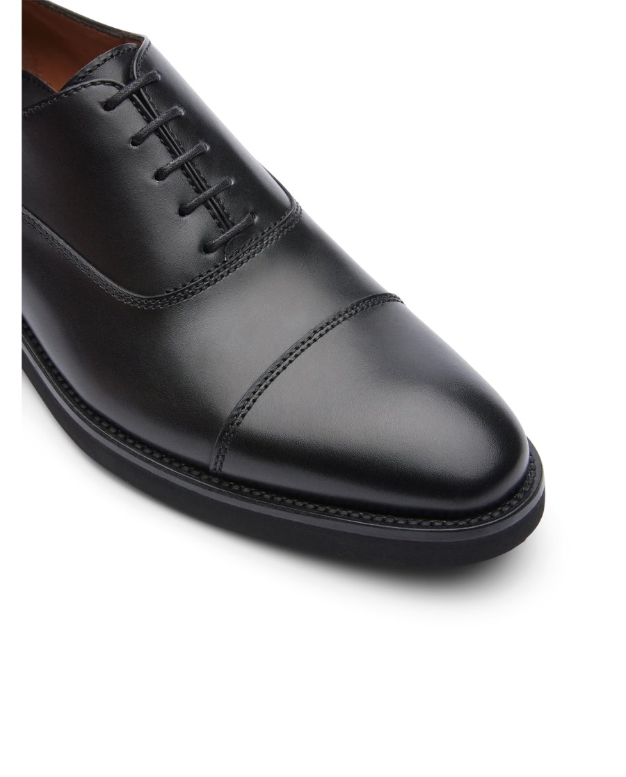 Sapatos Oxford Lottusse Holborn Masculino Pretas | LL06591-002