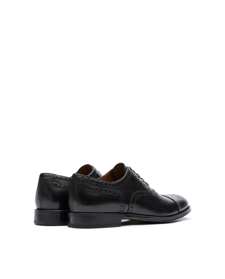 Sapatos Oxford Lottusse Lenox Masculino Pretas | LL06966-001