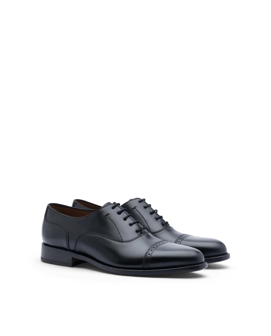 Sapatos Oxford Lottusse Premium Masculino Pretas | LA02940-001