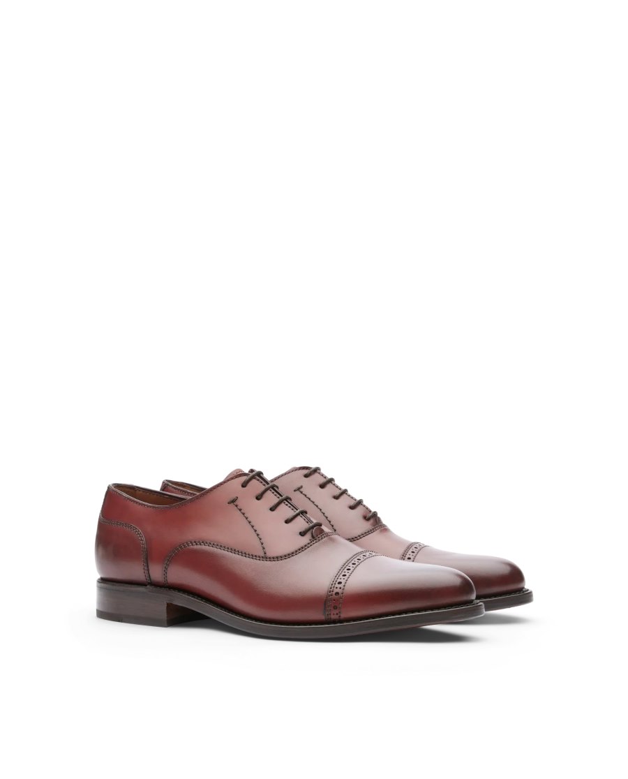 Sapatos Oxford Lottusse Premium Masculino Bordeaux | LA02940-026