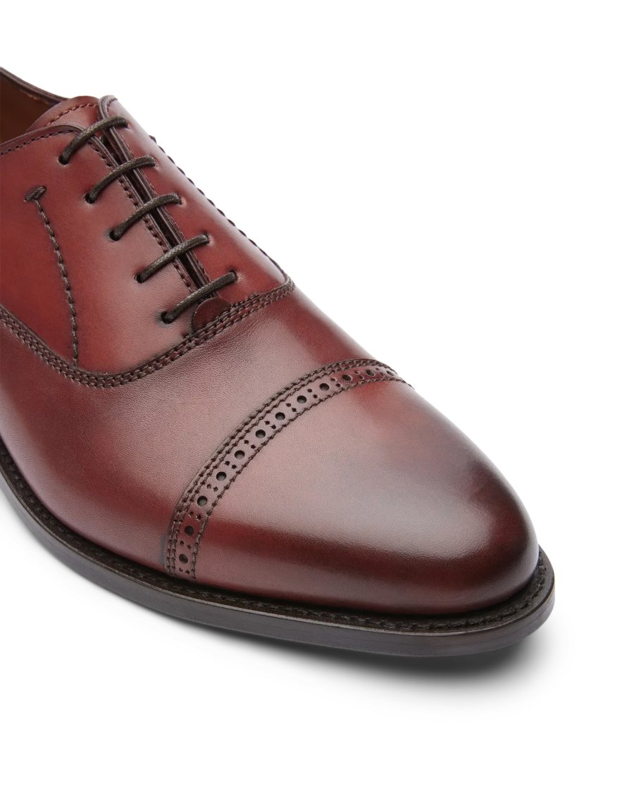 Sapatos Oxford Lottusse Premium Masculino Bordeaux | LA02940-026