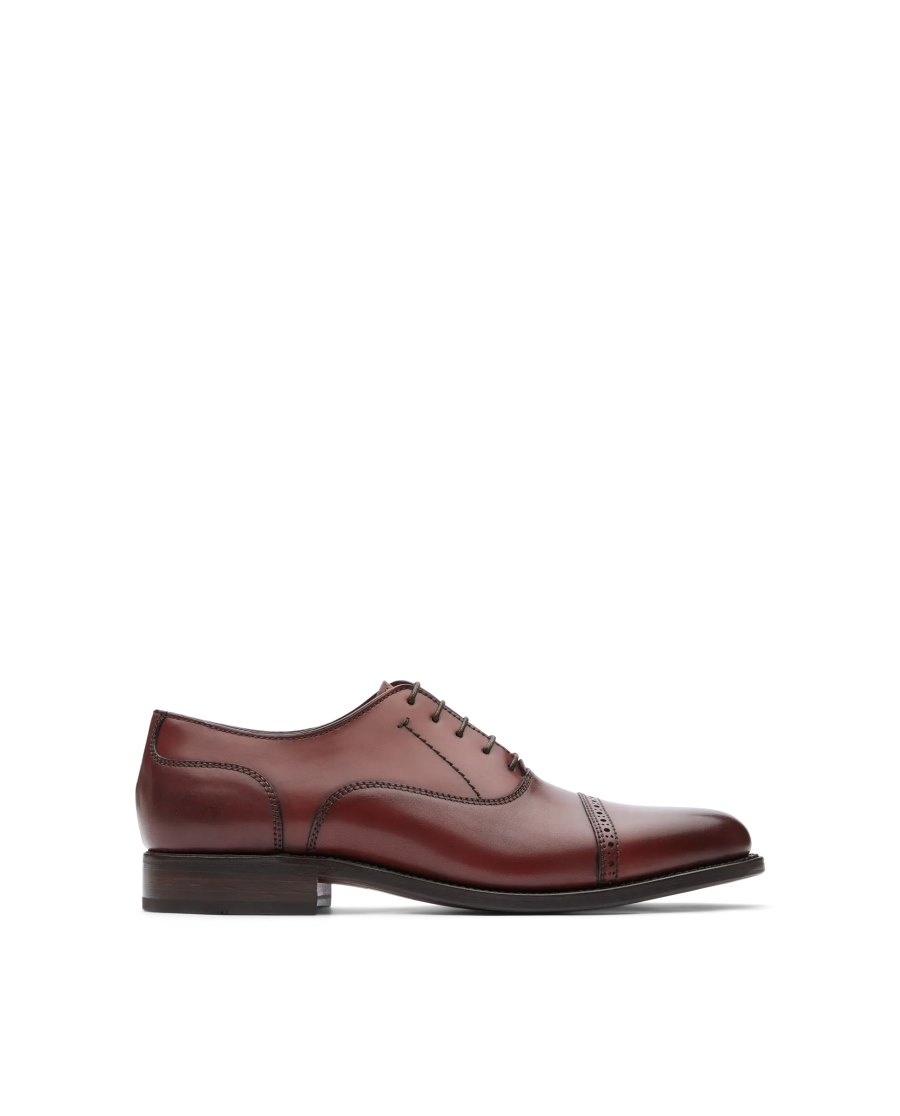 Sapatos Oxford Lottusse Premium Masculino Bordeaux | LA02940-026