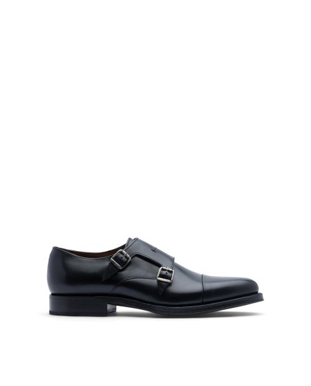 Sapatos Monk Lottusse Premium Masculino Pretas | LA02831-001